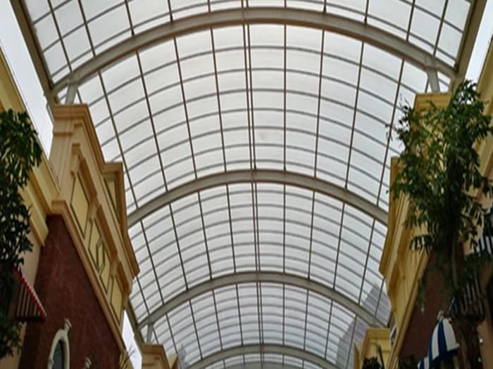 陕西屋面网架顶棚吊装方案