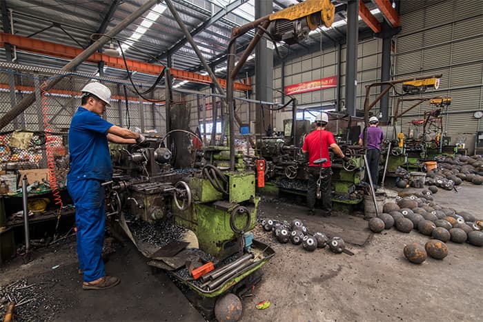 陕西网架配件车间